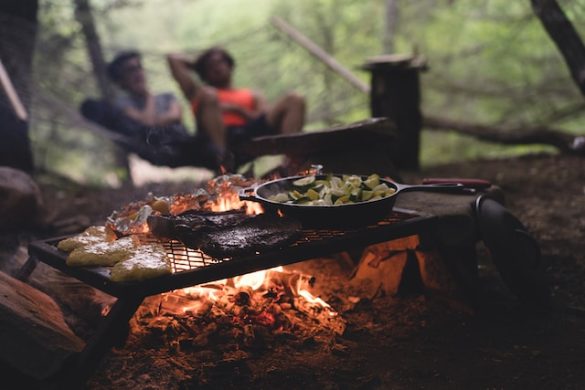 koken op de camping